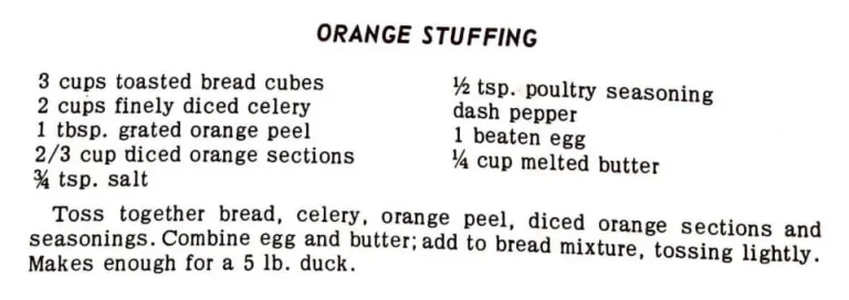 Orange Stuffing