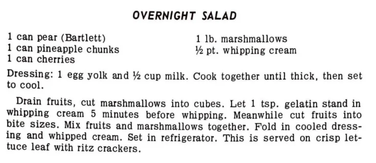 Overnight Salad