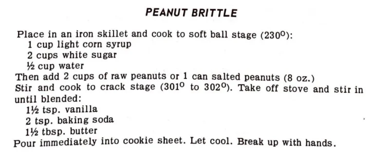 Peanut Brittle