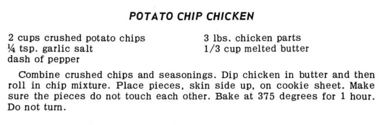 Potato Chip Chicken