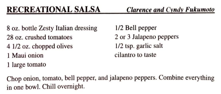 Recreational Salsa
