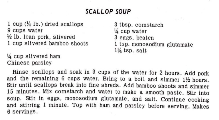 Scallop Soup