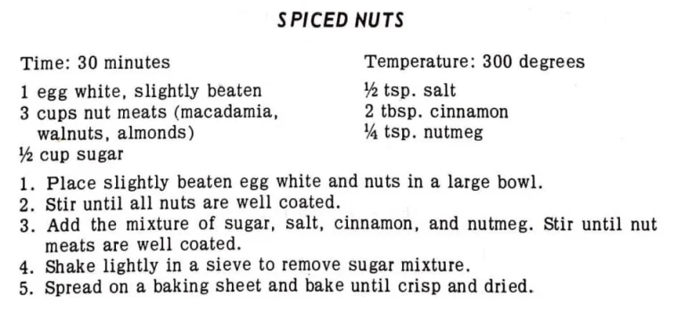 Spiced Nuts