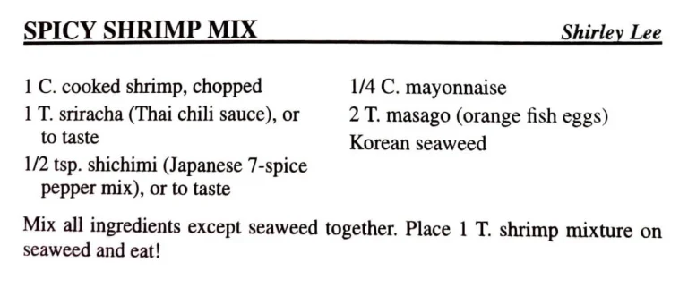 Spicy Shrimp Mix