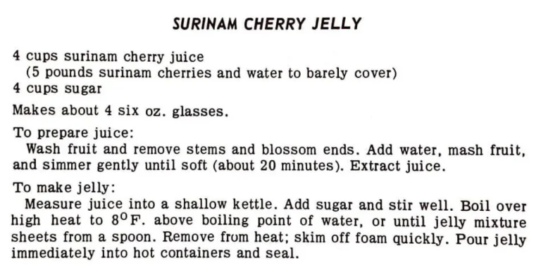 Surinam Cherry Jelly