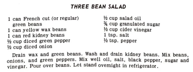 Three Bean Salad