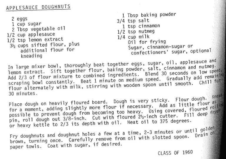 Applesauce Doughnuts