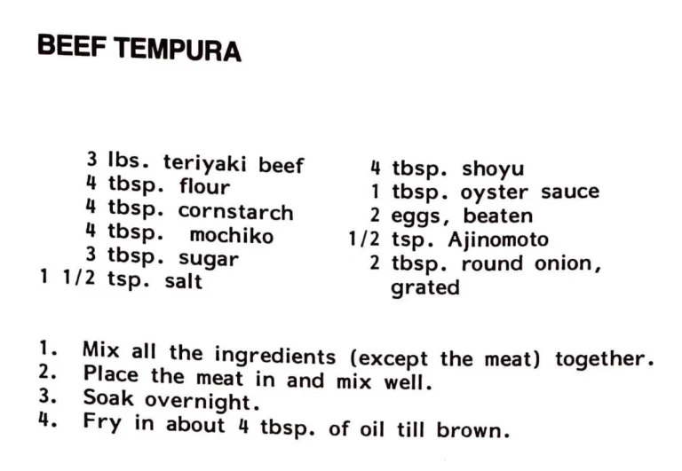 Beef Tempura