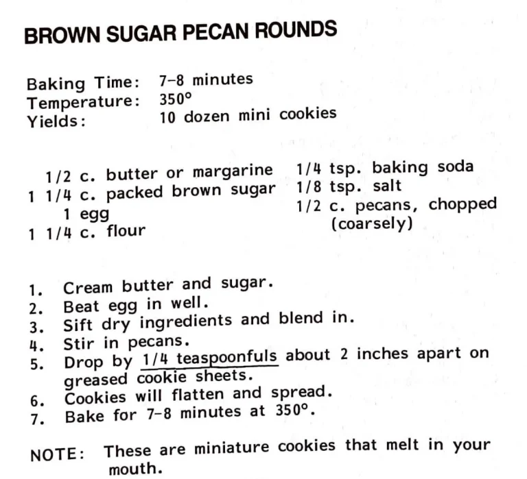 Brown Sugar Pecan Rounds