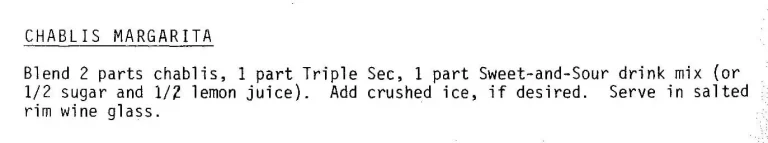 Chablis Margarita