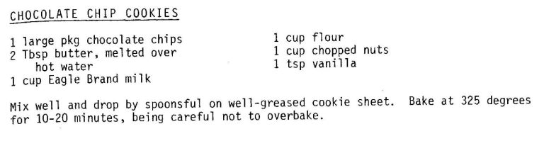 Chocolate Chip Cookies