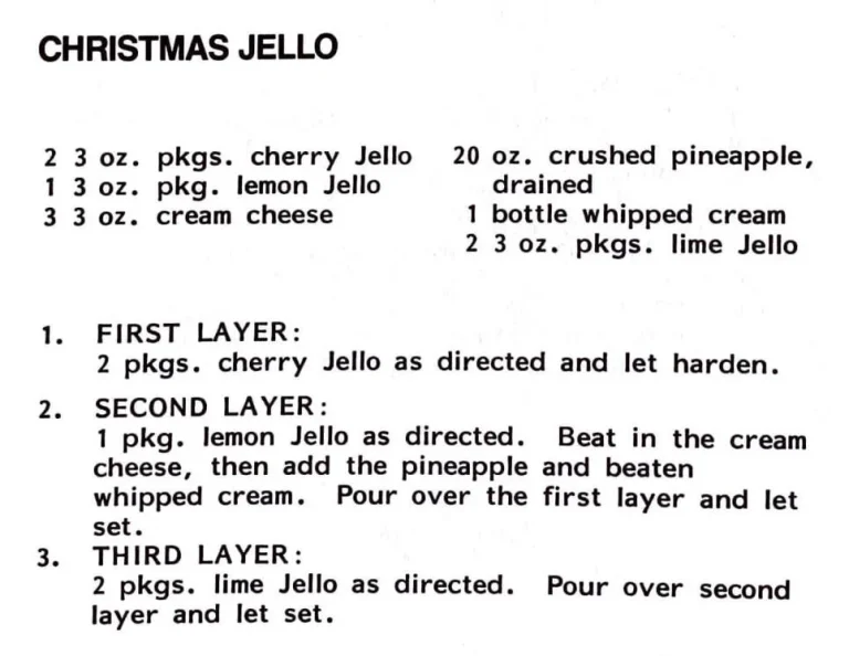 Christmas Jello