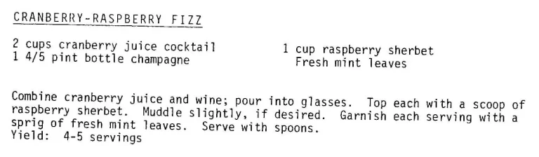 Cranberry-Raspberry Fizz