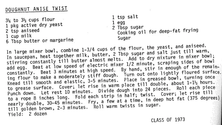 Doughnut Anise Twist