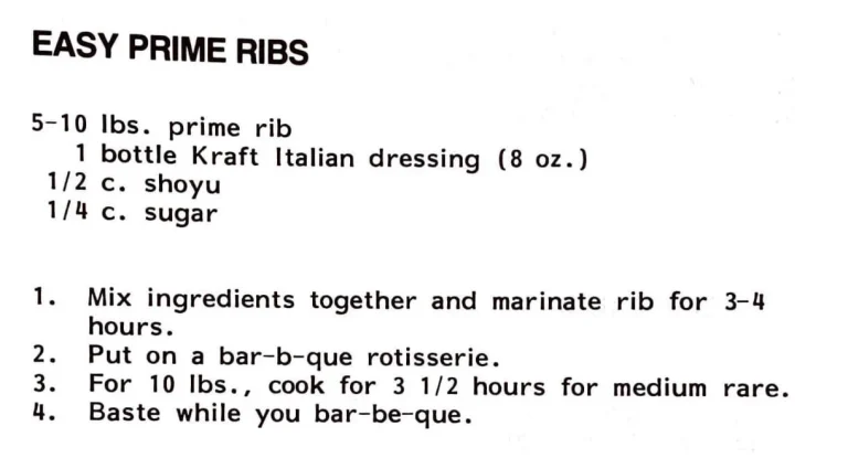 Easy Prime Ribs