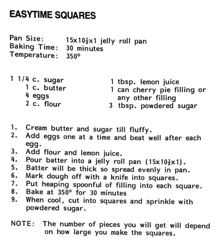 Easytime Squares