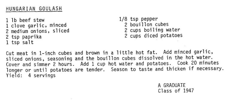 Hungarian Goulash