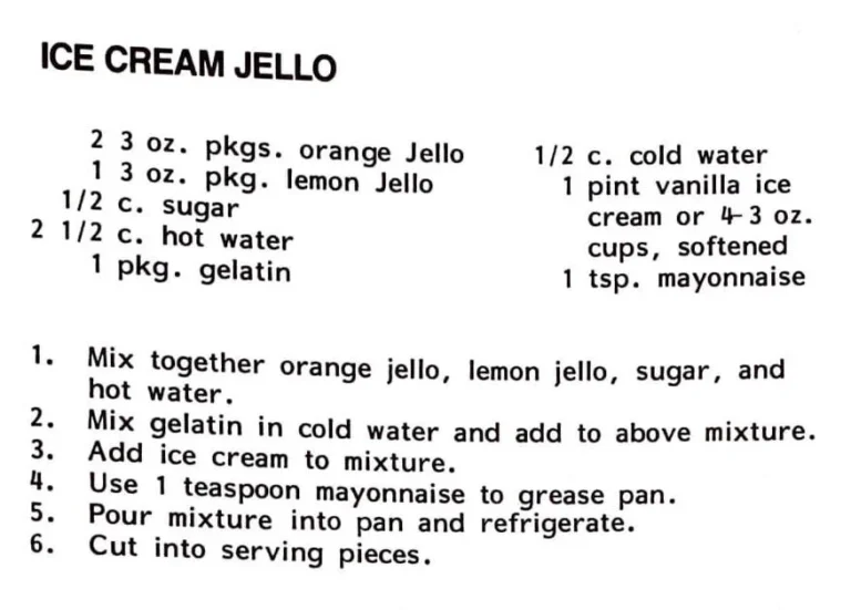 Ice Cream Jello