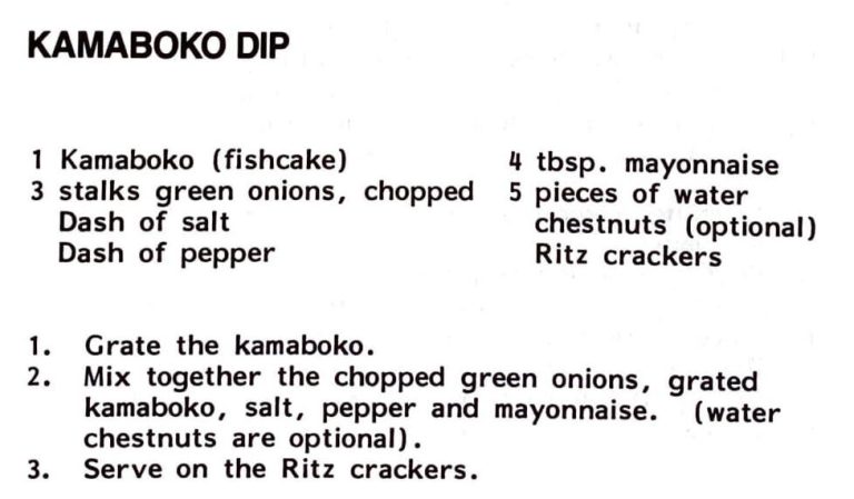 Kamaboko Dip