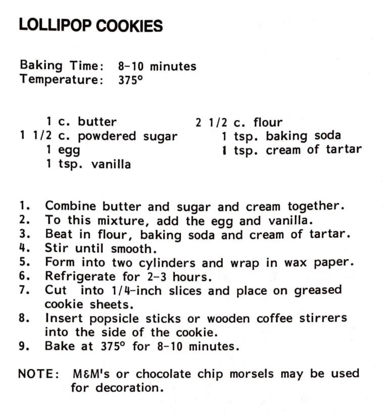 Lollipop Cookies