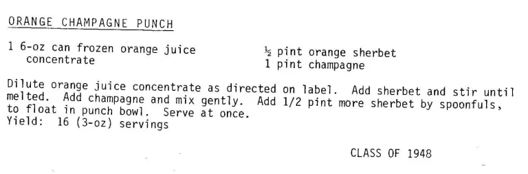 Orange Champagne Punch