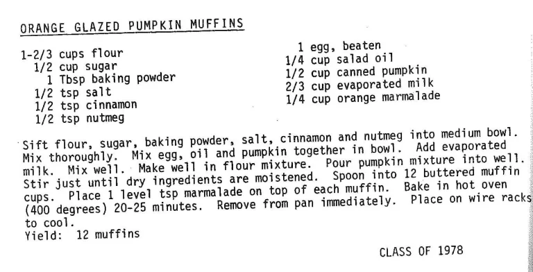 Orange Glazed Pumpkin Muffins