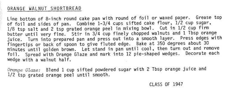 Orange Walnut Shortbread