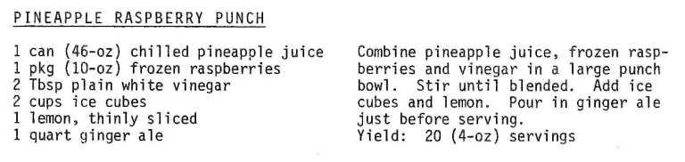 Pineapple Raspberry Punch