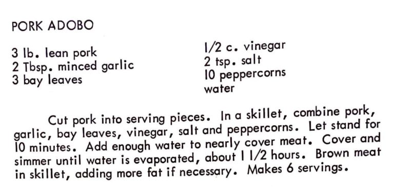 Pork Adobo