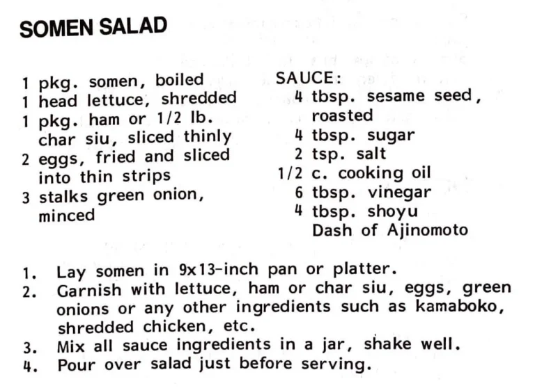 Somen Salad