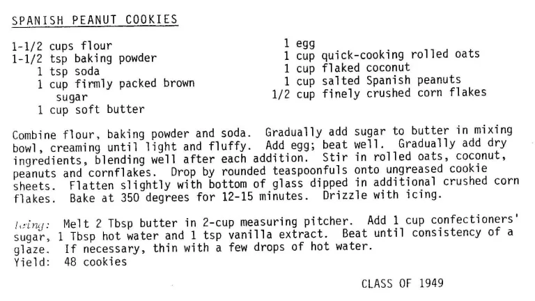 Spanish Peanut Cookies