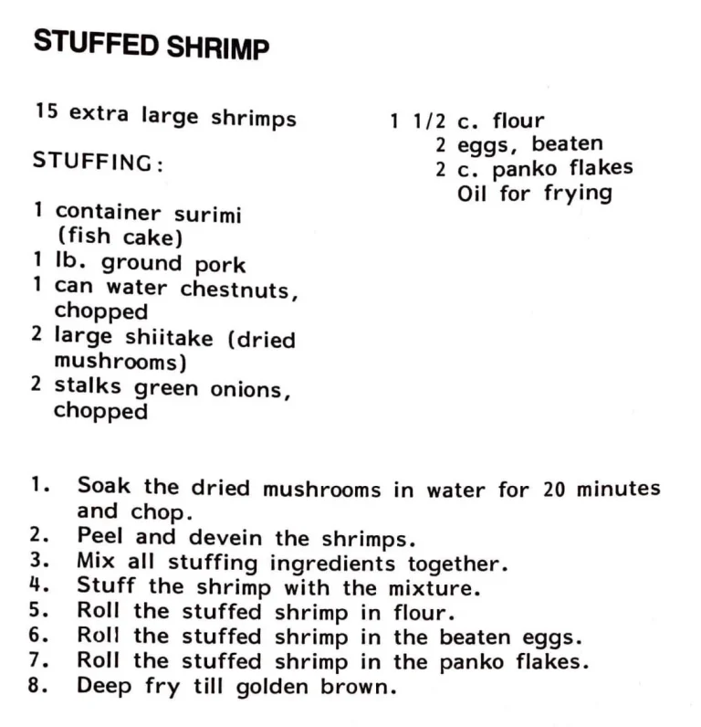 Stuffed Shrimp