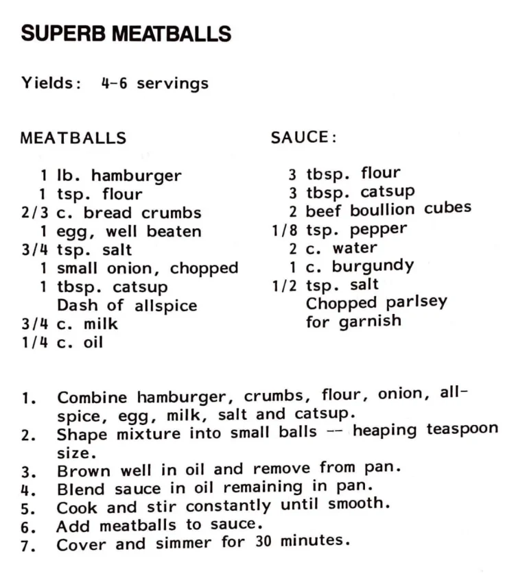 Superb Meatballs