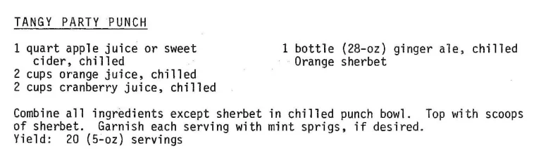 Tangy Party Punch
