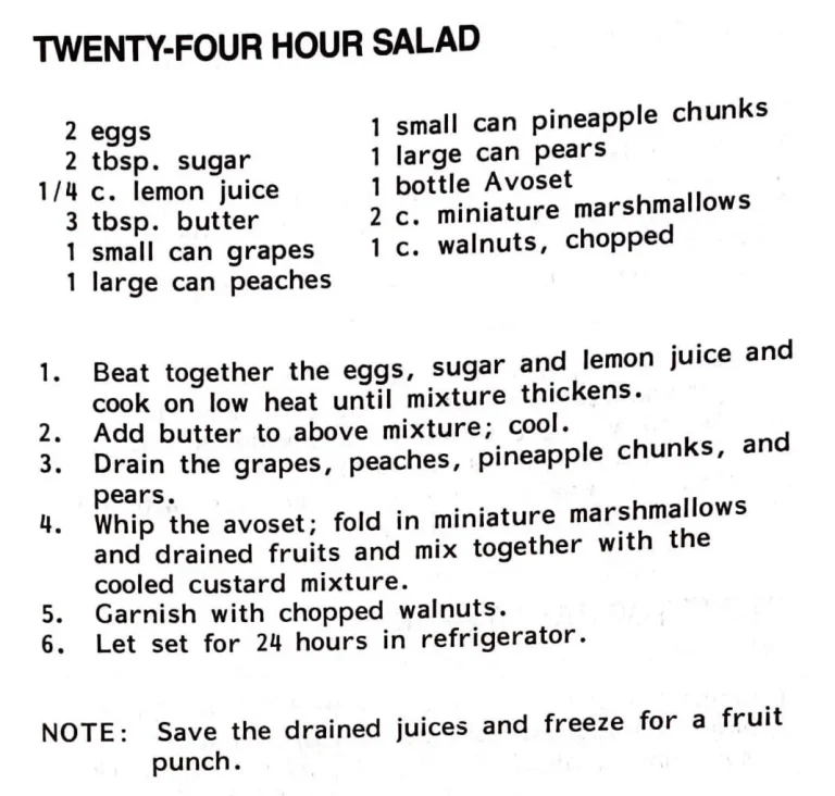 Twenty-Four Hour Salad