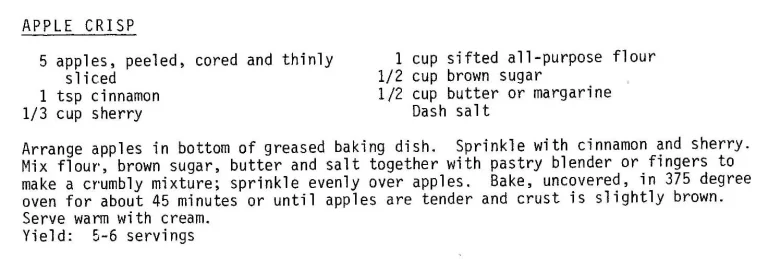 Apple Crisp