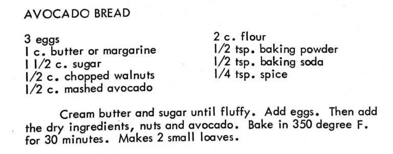 Avocado Bread