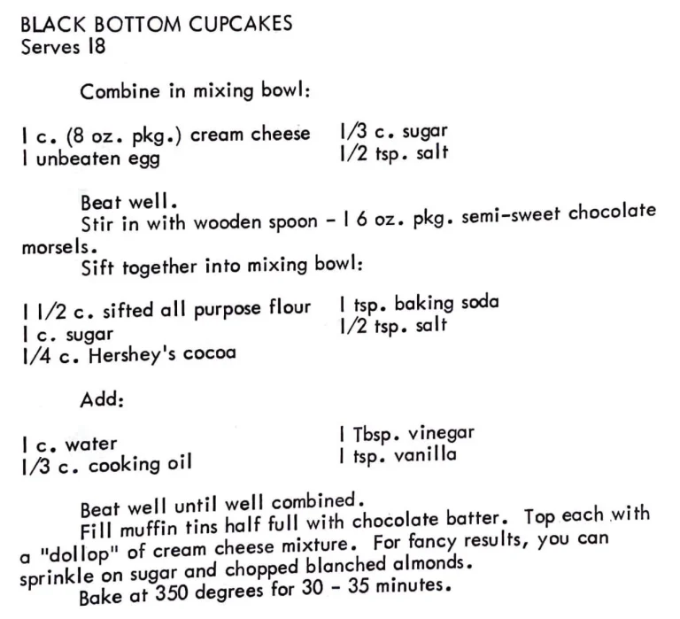 Black Bottom Cupcakes
