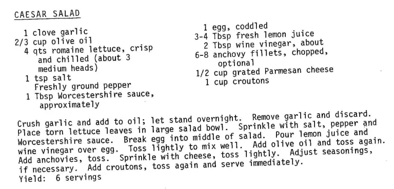 Caesar Salad