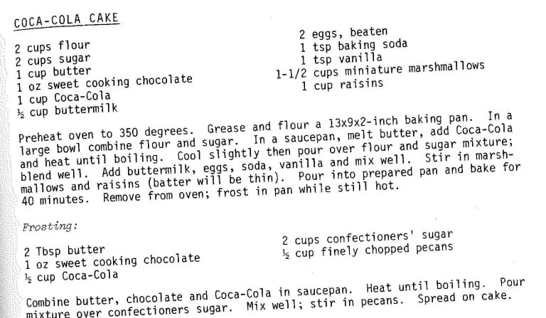 Coca-Cola Cake