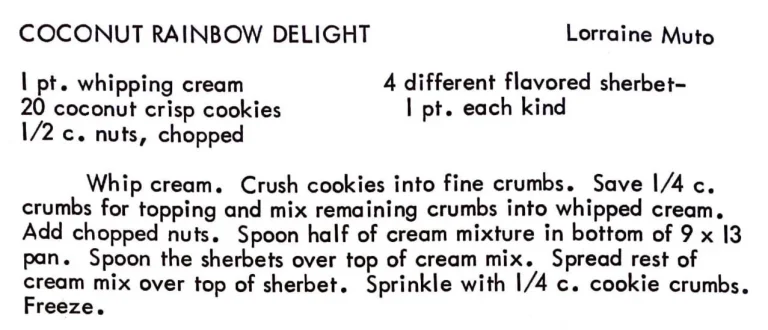 Coconut Rainbow Delight