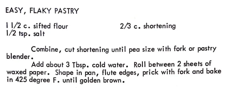Easy, Flaky Pastry
