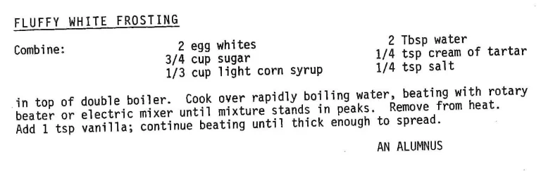 Fluffy White Frosting