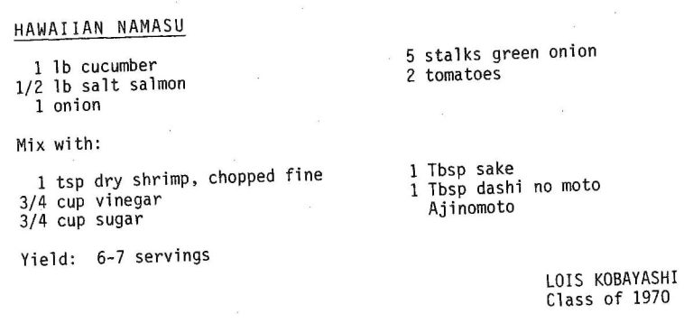 Hawaiian Namasu