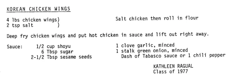 Korean Chicken Wings