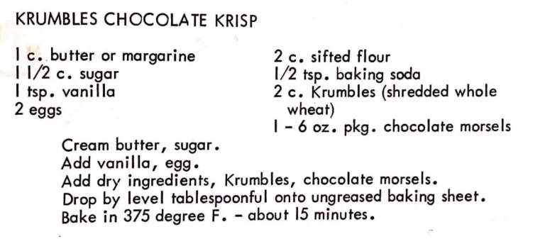 Krumbles Chocolate Krisp