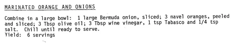 Marinated Orange and Onions