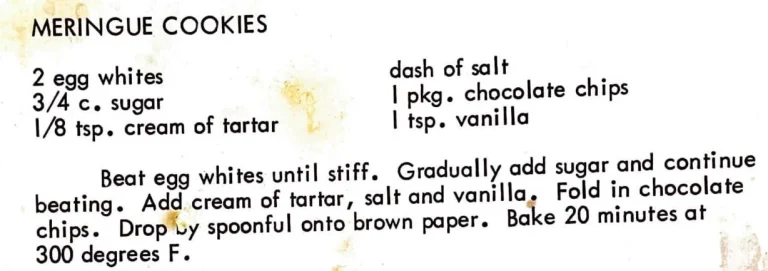 Meringue Cookies