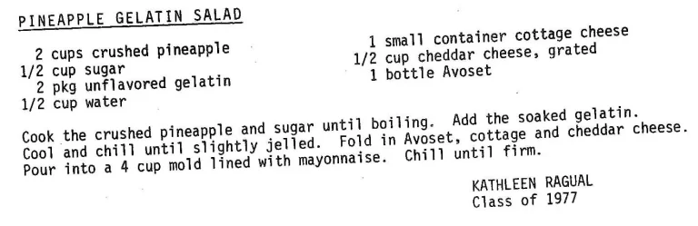 Pineapple Gelatin Salad