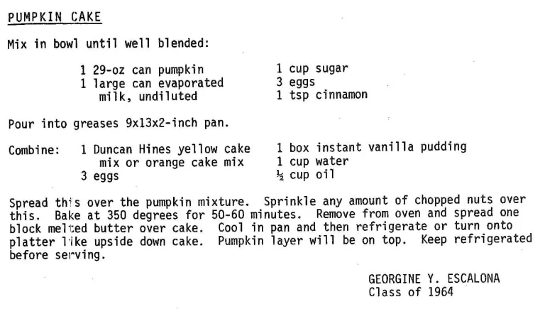 Pumpkin Cake